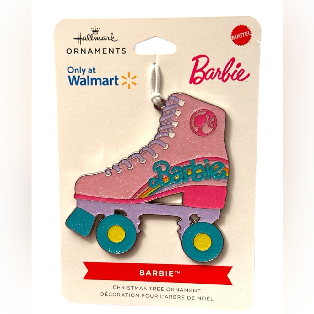 NWT Hallmark Barbie Roller Skate Ornament